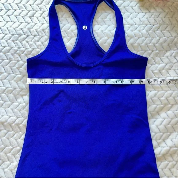 Lululemon Cool Racerback II Tank - Blue - Size 6 - Picture 5 of 14